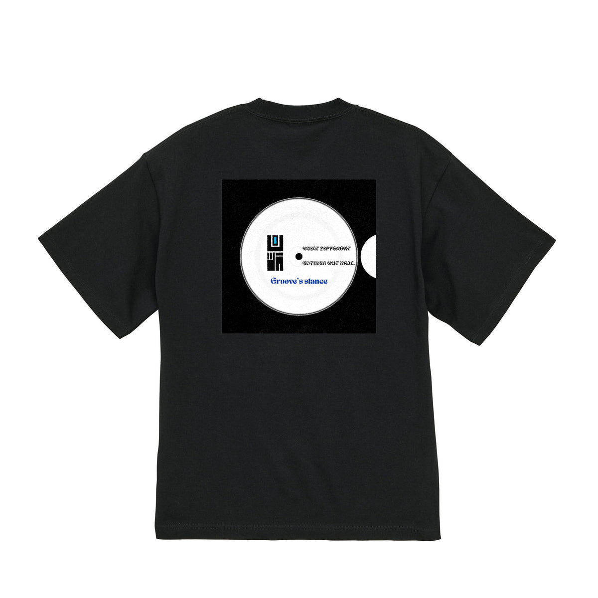 Record　T-shirt black image